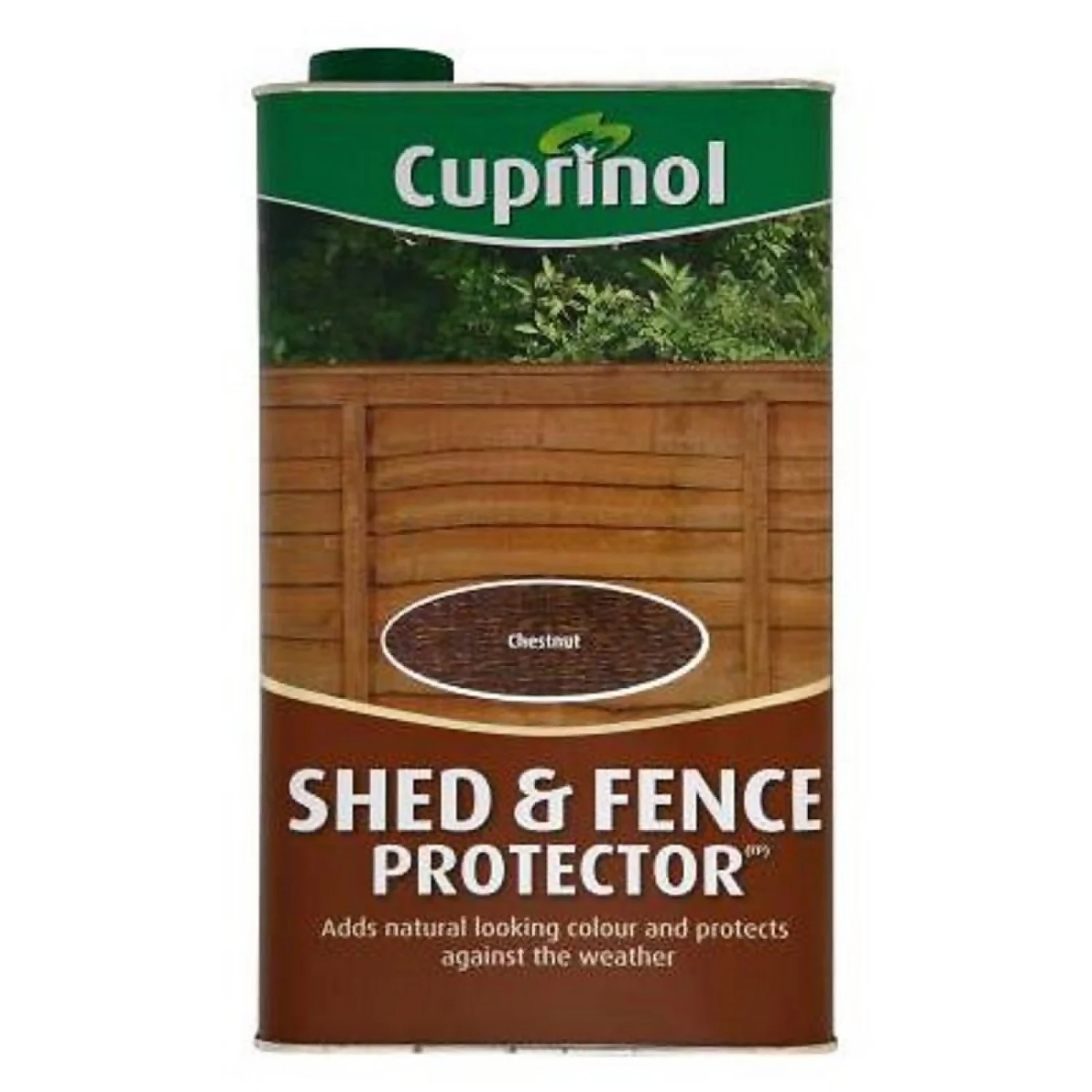 Cuprinol Shed And Fence Protector Chestnut - 5L 1 Cuprinol Shed And Fence Protector Chestnut - 5L