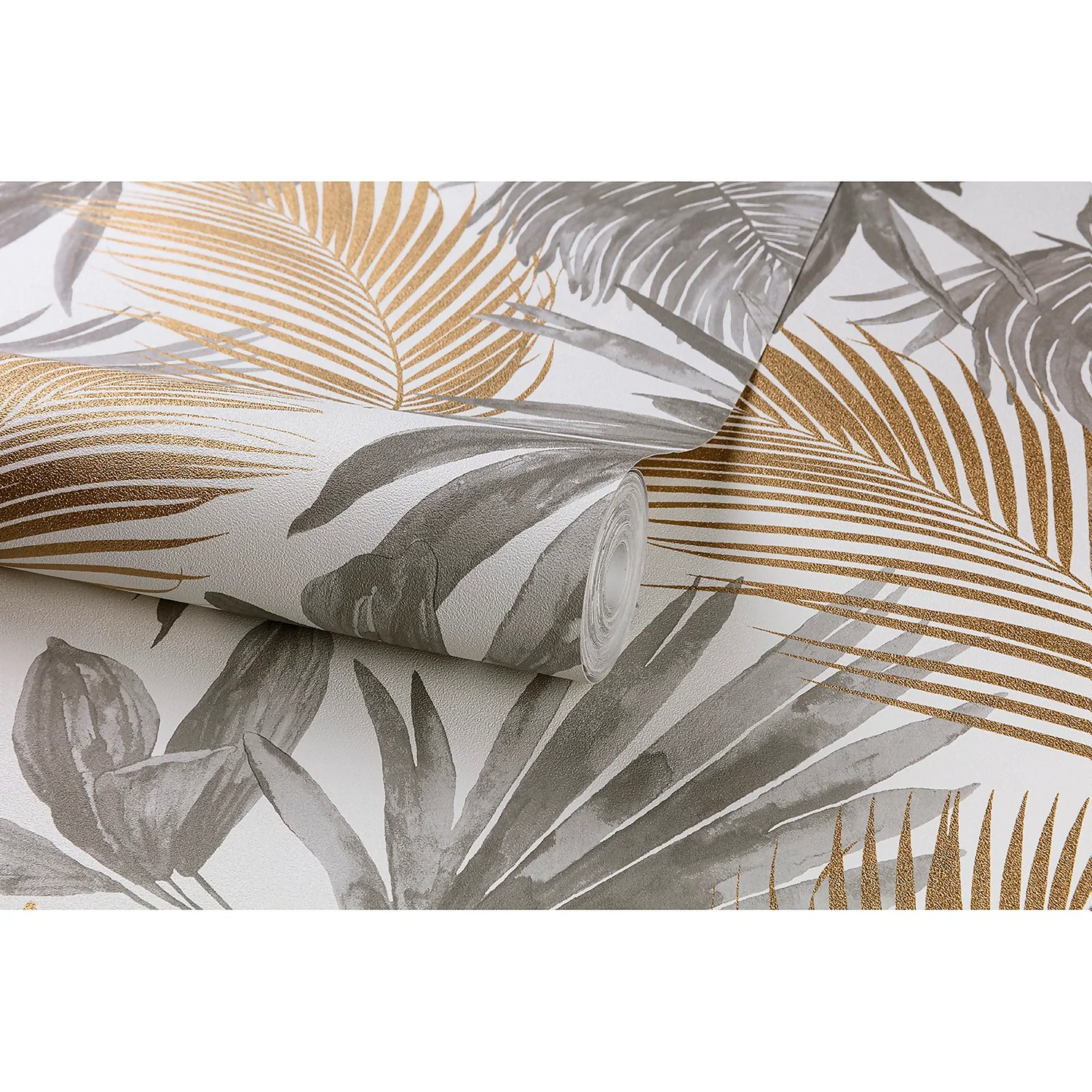 Grandeco Wild Palms Paste The Wall Wallpaper - Charcoal 3 Grandeco Wild Palms Paste The Wall Wallpaper - Charcoal - Image 3