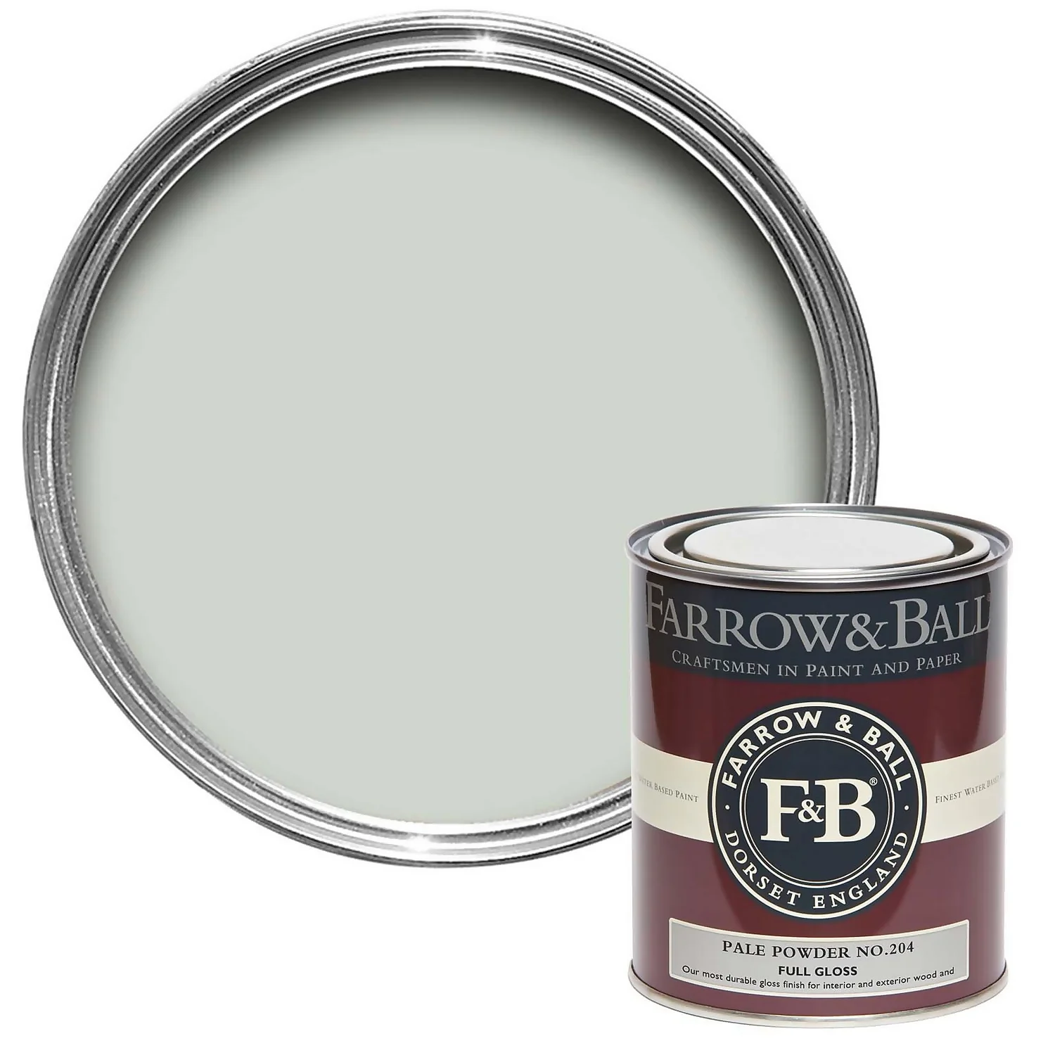 Farrow & Ball Full Gloss Paint Pale Powder - 750ml 1 Farrow & Ball Full Gloss Paint Pale Powder - 750ml