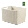Curver Jute Large Basket - 20L - Off White
