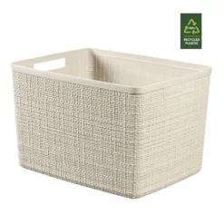 Curver Jute Large Basket - 20L - Off White