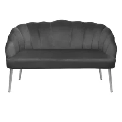 Sophia Scallop Occasional Sofa - Grey 9 Sophia Scallop Occasional Sofa - Grey -Cheap Deco Casa Store 12840470 1384862235640740