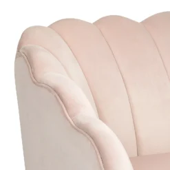 Sophia Scallop Occasional Sofa - Blush 10 Sophia Scallop Occasional Sofa - Blush -Cheap Deco Casa Store 12840480 9164862164842207