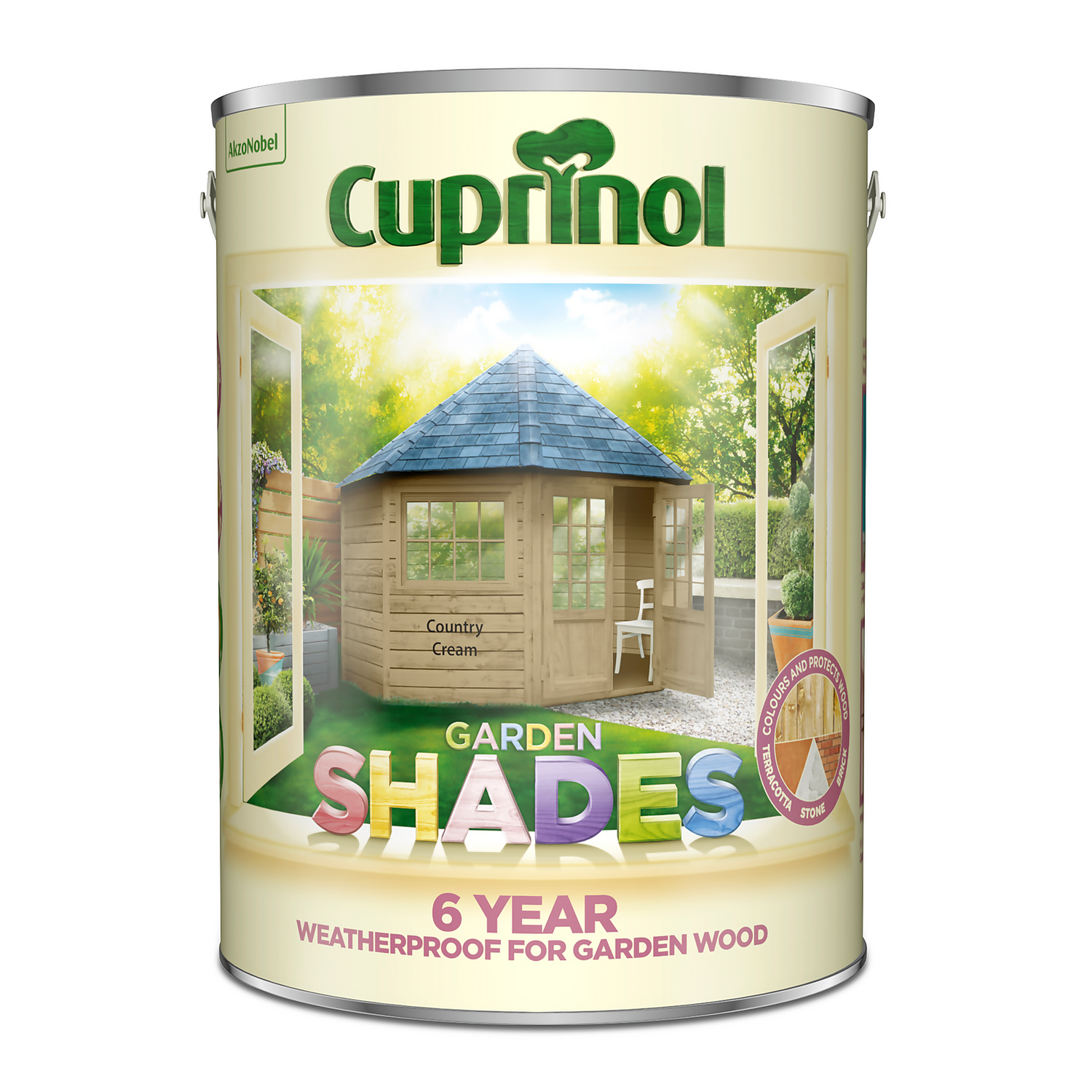 Cuprinol Garden Shades Paint Country Cream - 5L 3 Cuprinol Garden Shades Paint Country Cream - 5L - Image 3