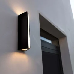 Lutec Leo LED Up & Down Outdoor Wall Light - Anthracite -Cheap Deco Casa Store 12840627 1824952656643943