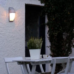 Lutec City Outdoor Bulkhead Wall Light - Anthracite -Cheap Deco Casa Store 12840643 1054952694850872