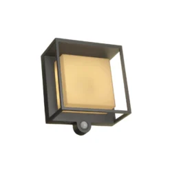 Lutec Curtis Solar LED Outdoor Wall Light With PIR Motion Sensor -Cheap Deco Casa Store 12840750 3004833192350646
