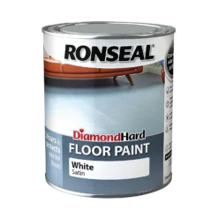 Ronseal Diamond Hard White - Floor Paint - 750ml
