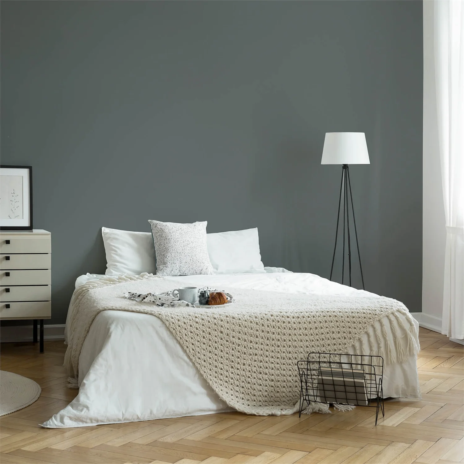 Superfresco Easy Uni Fern Dark Wallpaper 2 Superfresco Easy Uni Fern Dark Wallpaper - Image 2