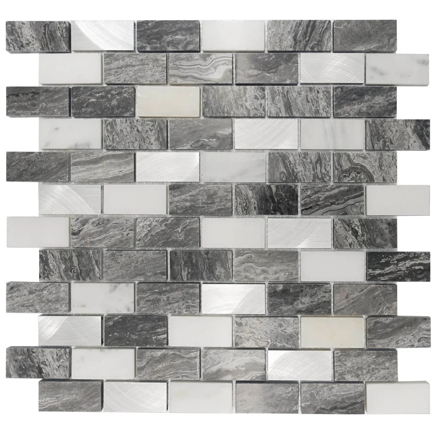 House Of Mosaics Marble Luxe Mosaic Tile Sheet 1 House Of Mosaics Marble Luxe Mosaic Tile Sheet