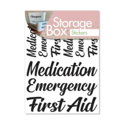 Box Stickers Medication And First Aid