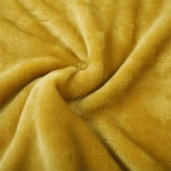 Fleece Throw - Ochre - 120x150cm -Cheap Deco Casa Store 12842192 1684832977276251