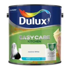 Dulux Easycare Kitchen Jasmine White - Matt Paint - 2.5L -Cheap Deco Casa Store 12842899 1394833204418236