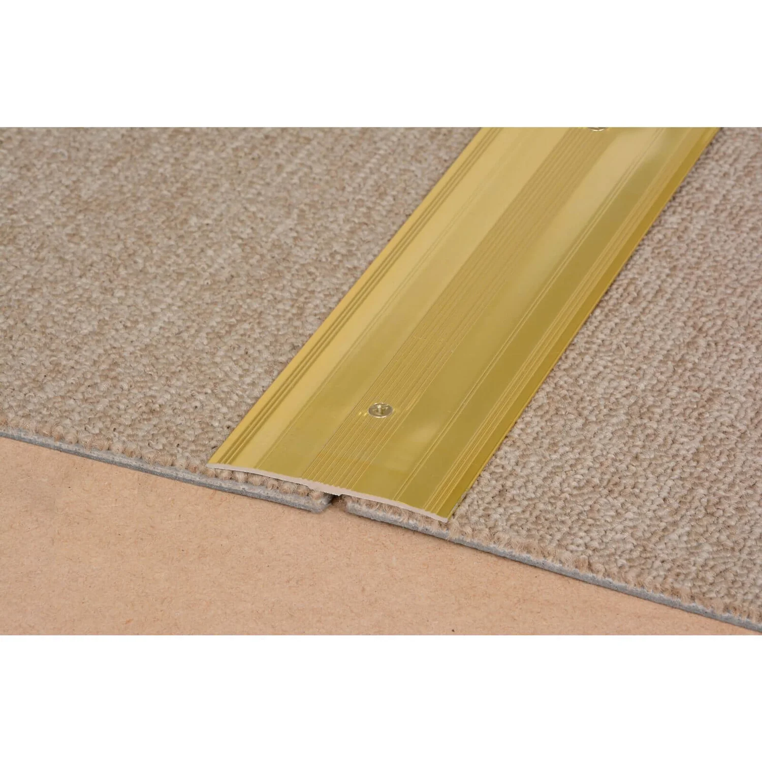 Vitrex Extra Wide Cover Strip Carpet Edge - Gold 1800mm 2 Vitrex Extra Wide Cover Strip Carpet Edge - Gold 1800mm - Image 2