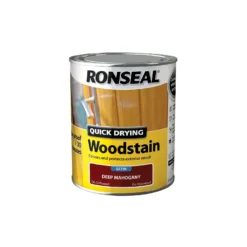Ronseal Quick Drying Woodstain Deep Mahogany Satin - 750ml 11 Ronseal Quick Drying Woodstain Deep Mahogany Satin - 750ml -Cheap Deco Casa Store 12843808 1374949525419128