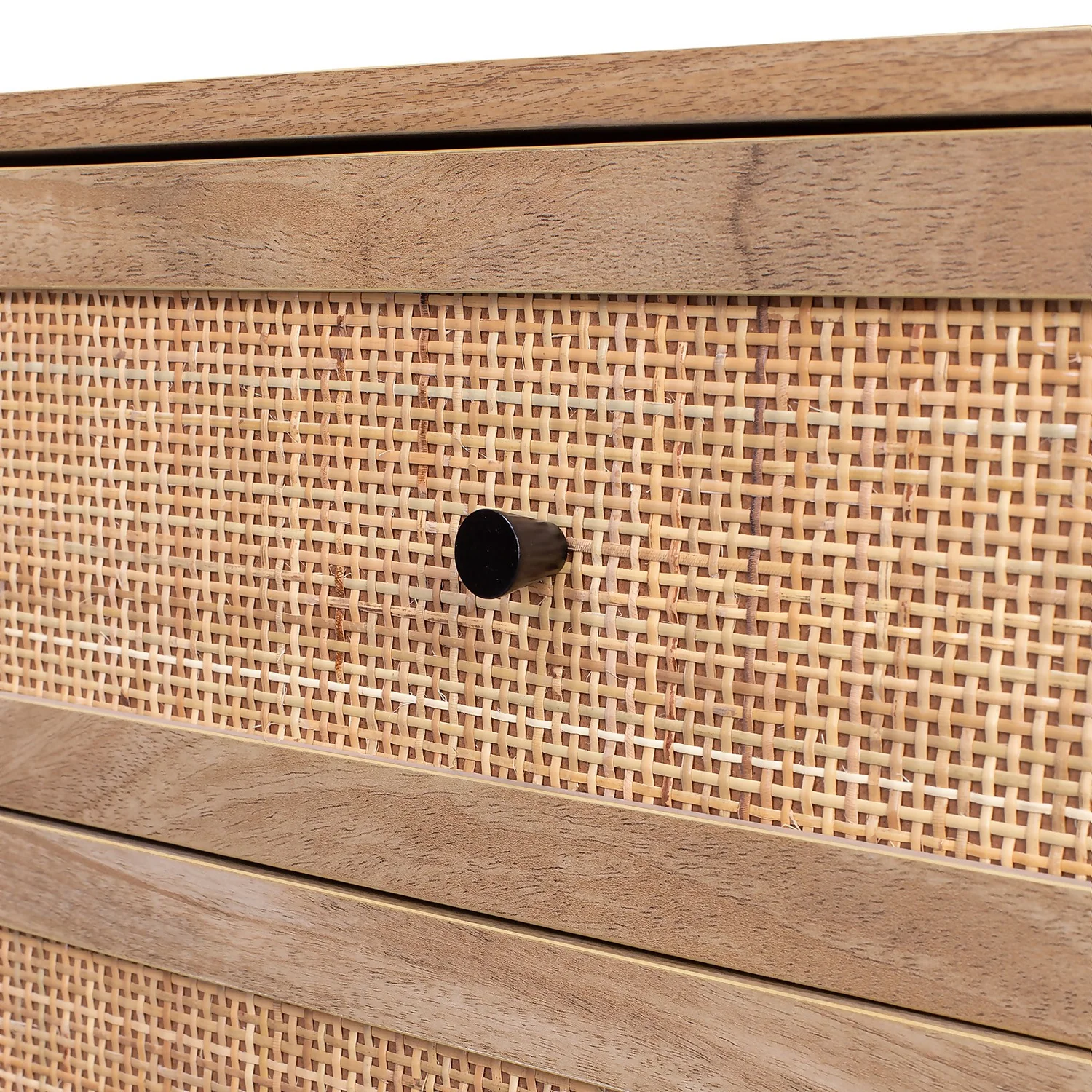 Kubu Rattan 2 Drawer Bedside Table 6 Kubu Rattan 2 Drawer Bedside Table - Image 6