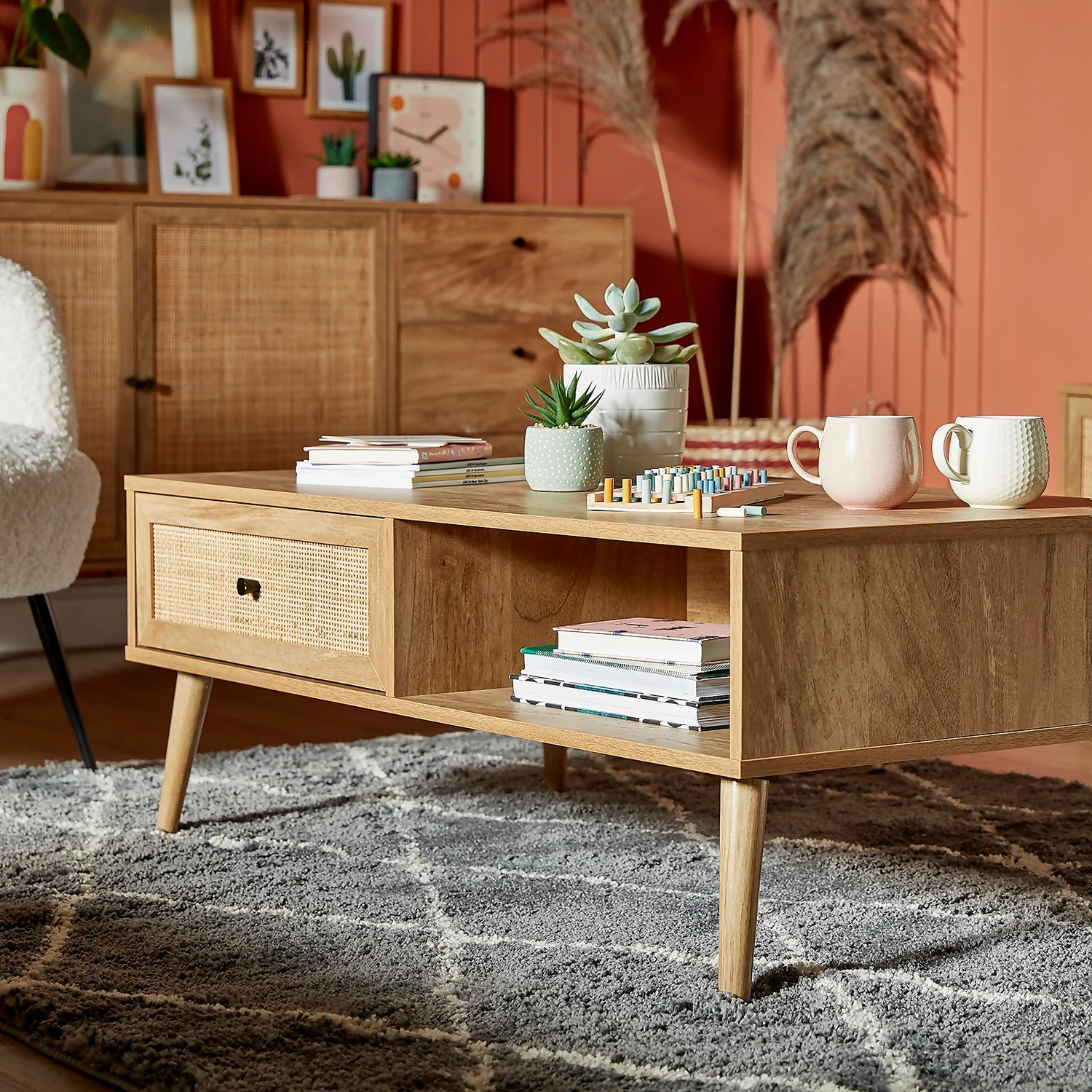 Kubu Rattan Coffee Table 2 Kubu Rattan Coffee Table - Image 2