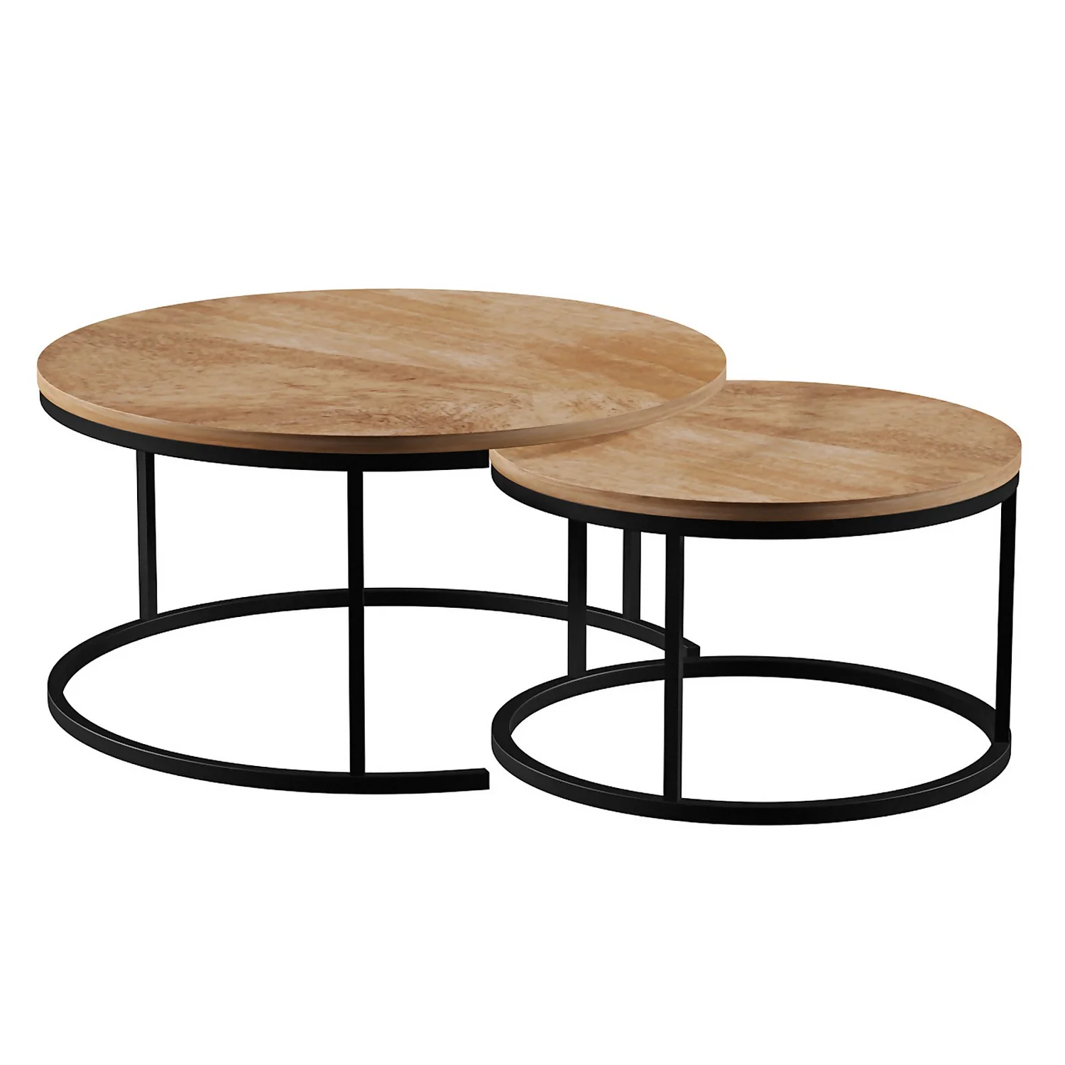 Kubu Coffee Table Nest - Set Of 2 1 Kubu Coffee Table Nest - Set Of 2