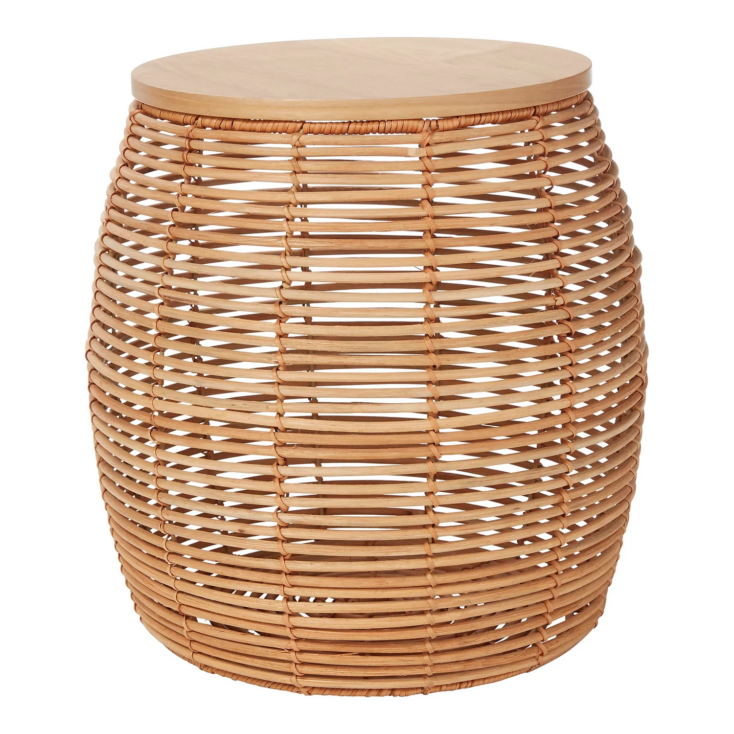 Rey Rattan Storage Side Table 1 Rey Rattan Storage Side Table