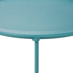 Folding Side Table Dark Teal 16 Folding Side Table Dark Teal -Cheap Deco Casa Store 12879006 1594888469603364