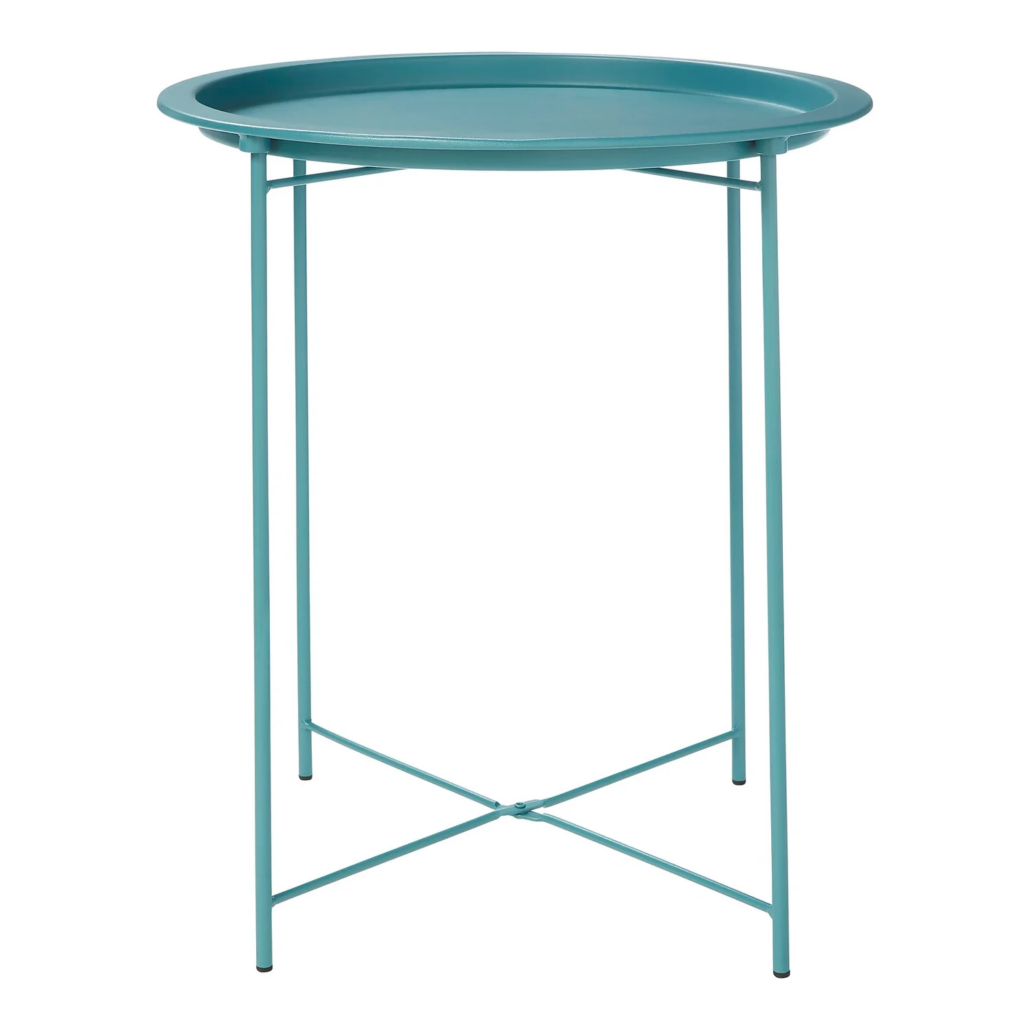 Folding Side Table Dark Teal 7 Folding Side Table Dark Teal - Image 7