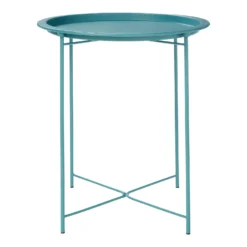 Folding Side Table Dark Teal 14 Folding Side Table Dark Teal -Cheap Deco Casa Store 12879006 9224888469517198
