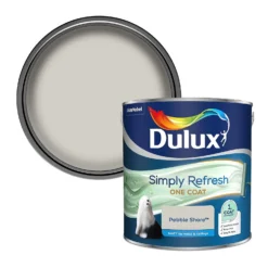 Dulux Simply Refresh One Coat Matt Emulsion Paint Pebble Shore - 2.5L
