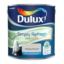 Dulux Simply Refresh One Coat Matt Emulsion Paint Pebble Shore - 2.5L 13 Dulux Simply Refresh One Coat Matt Emulsion Paint Pebble Shore - 2.5L -Cheap Deco Casa Store 12881547 1964843842061632