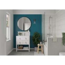Dulux Simply Refresh Feature Wall One Coat Matt Emulsion Paint Teal Tension - 1.25L -Cheap Deco Casa Store 12881599 1034843857084255