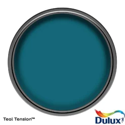 Dulux Simply Refresh Feature Wall One Coat Matt Emulsion Paint Teal Tension - 1.25L -Cheap Deco Casa Store 12881599 1804843856930934