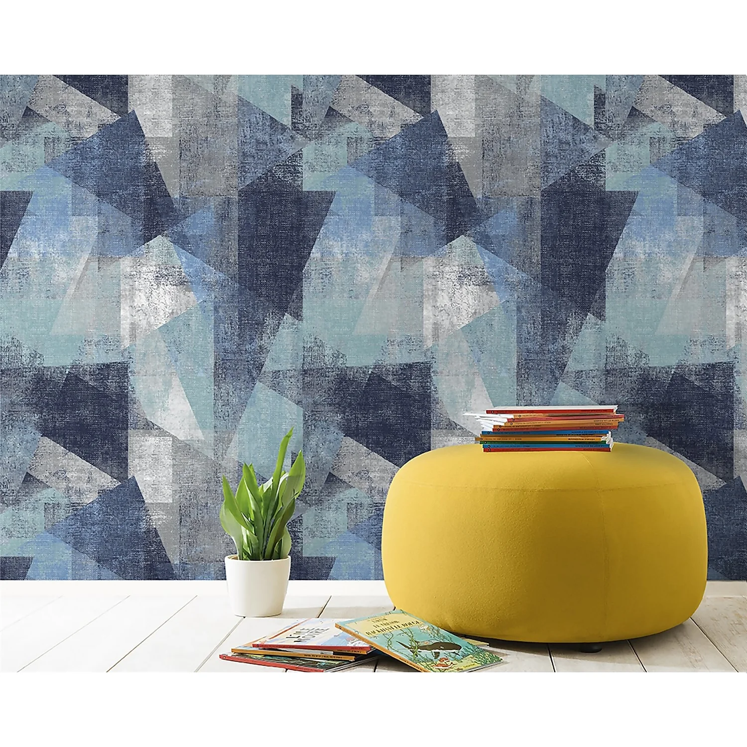 GrandecoLife Perspectives Vincent Blue Wallpaper 2 GrandecoLife Perspectives Vincent Blue Wallpaper - Image 2