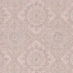 Grandeco Boutique Clarence Saran Pink Wallpaper