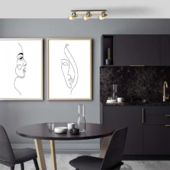 Lucy 3 Lamp Spotlight Plate - Gold & Black 8 Lucy 3 Lamp Spotlight Plate - Gold & Black -Cheap Deco Casa Store 12882221 2994843518951057