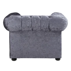 Chesterfield Crushed Velvet Armchair - Petrol Blue -Cheap Deco Casa Store 12882324 1234843612967241