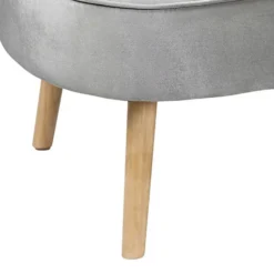 Lara Luxury Velvet Chaise Longue - Silver 11 Lara Luxury Velvet Chaise Longue - Silver -Cheap Deco Casa Store 12882862 3974893575459013