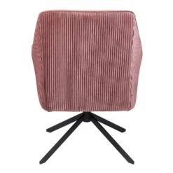Pia Pleat Swivel Chair - Rose -Cheap Deco Casa Store 12882869 1684887373354434