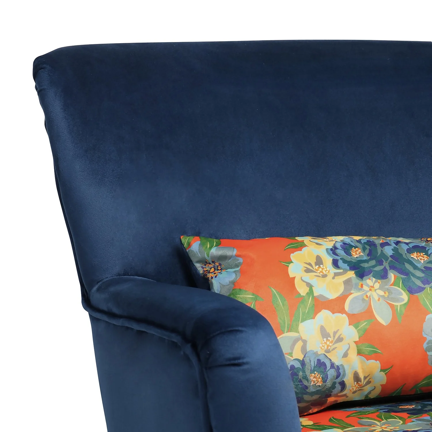Flora Print Seat Armchair 5 Flora Print Seat Armchair - Image 5
