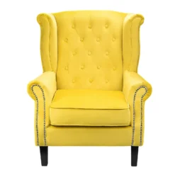 Chester Armchair - Mustard -Cheap Deco Casa Store 12882875 1654887372870213