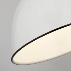 Country Living Farmhouse Dome Pendant Light - White - 31cm -Cheap Deco Casa Store 12882895 5684860936598008