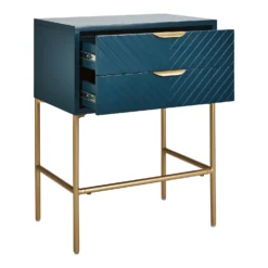 House Beautiful Trixie 2 Drawer Bedside Table - Blue 10 House Beautiful Trixie 2 Drawer Bedside Table - Blue -Cheap Deco Casa Store 12886098 9124862228045268
