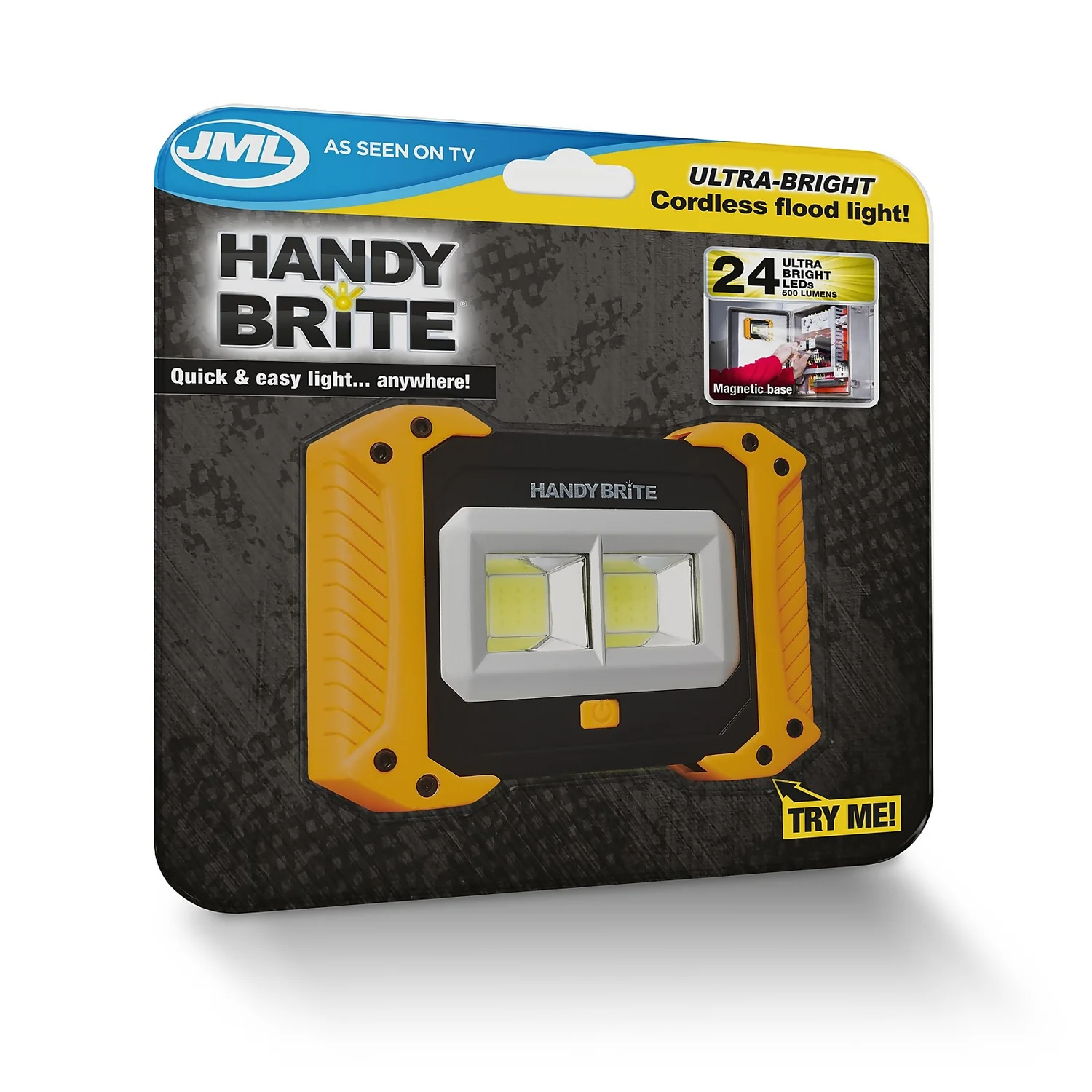 Handy Brite Worklight, Ultra-bright Cordless Flood Light With Magnetic Base 1 Handy Brite Worklight, Ultra-bright Cordless Flood Light With Magnetic Base