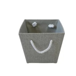 Neutral Herringbone Medium Storage Basket -Cheap Deco Casa Store 12886595 1574857031543467