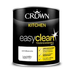Crown Easyclean Kitchen Paint Brilliant White - 1L 13 Crown Easyclean Kitchen Paint Brilliant White - 1L -Cheap Deco Casa Store 12886748 1014853415532002