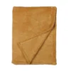 Fleece Throw 150x200cm - Ochre