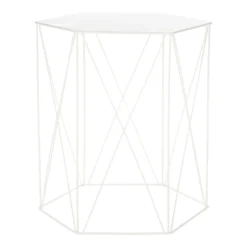 Hex Side Table Set Of 2 White 11 Hex Side Table Set Of 2 White -Cheap Deco Casa Store 12888151 2074947208480038