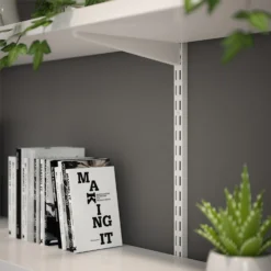 Anti-bacterial Twin Slot Shelving Kit - 1981mm White Twinslot And 216mm Brackets - White 6 Anti-bacterial Twin Slot Shelving Kit - 1981mm White Twinslot And 216mm Brackets - White -Cheap Deco Casa Store 12888871 1334843291915125