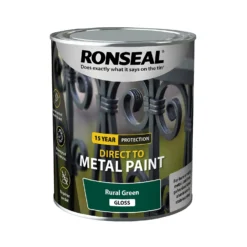 Ronseal Metal Paint Rural Green Gloss 750ml -Cheap Deco Casa Store 12888955 1114934550443751