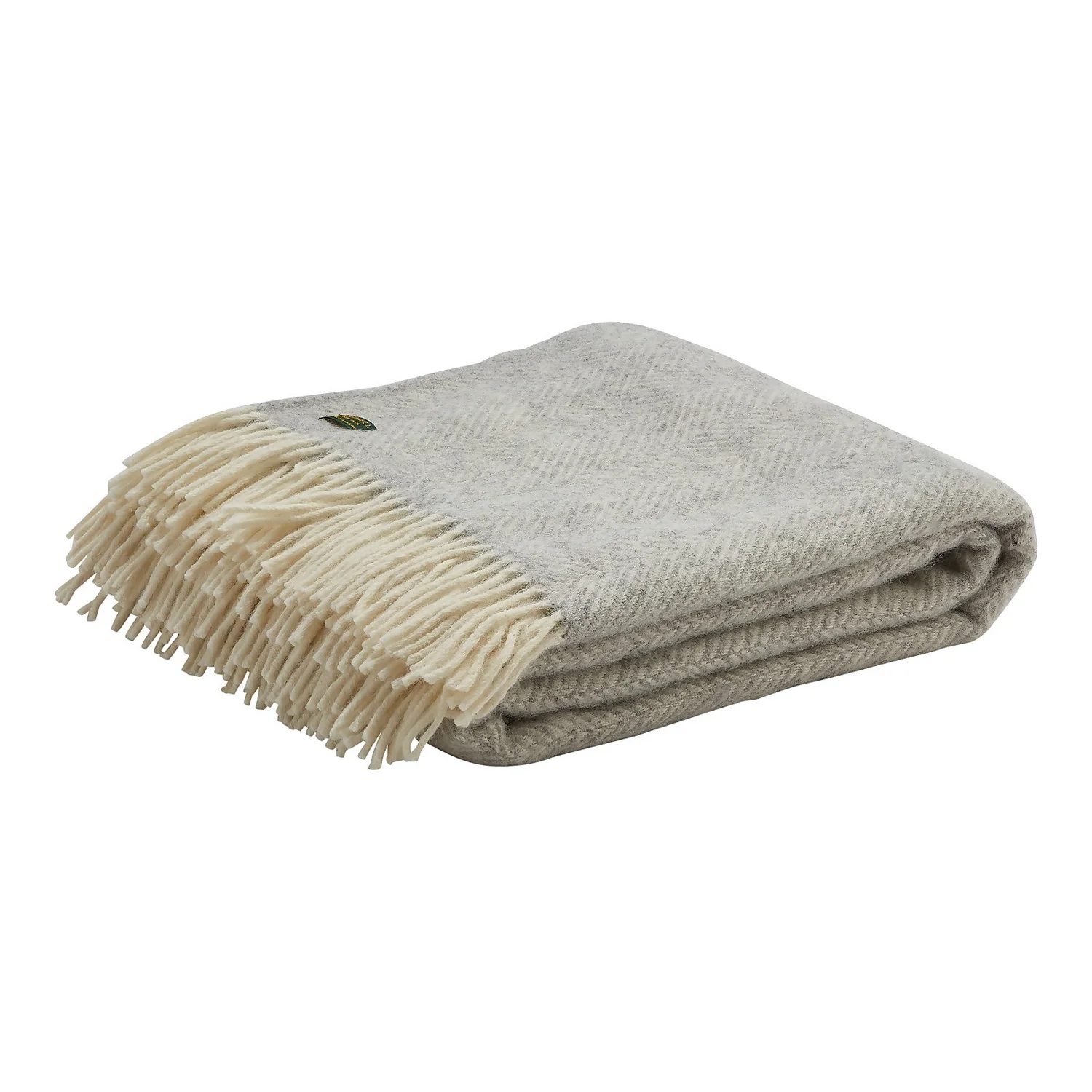 Country Living Wool Herringbone Throw - 150x183cm - Grey 2 Country Living Wool Herringbone Throw - 150x183cm - Grey - Image 2