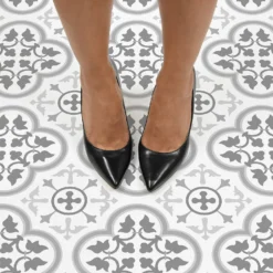 None FloorPops Peel And Stick Floor Tiles - Remy -Cheap Deco Casa Store 12891300 2644849478252016