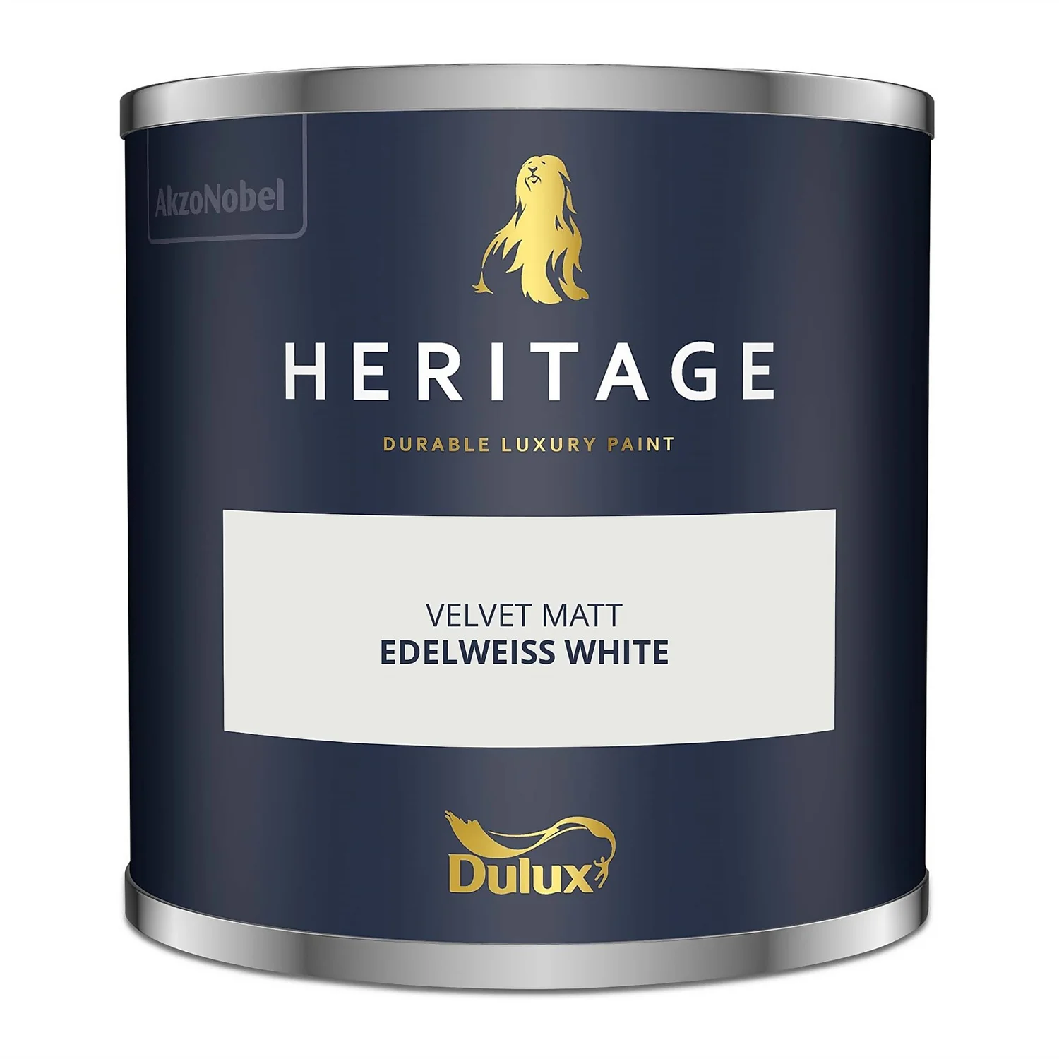 Dulux Heritage Matt Emulsion Paint Edelweiss White - Tester 125ml 4 Dulux Heritage Matt Emulsion Paint Edelweiss White - Tester 125ml - Image 4